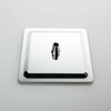 Kibi Cube 10 Metal Ultra Thin Profile Rain Shower Head 1.75 GPM - Chrome SH1003CH